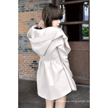 Ladies Overcoat Designs Glengarry Long Sleeve Trench Coat Fabric Woman Coat